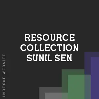 Resource Collection Sunil Sen | Indexof