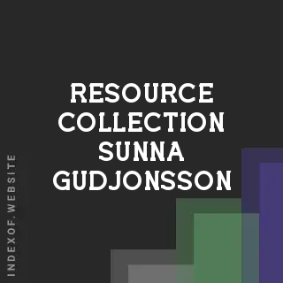 Resource Collection Sunna Gudjonsson | Indexof