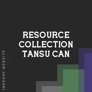 Resource Collection Tansu Can | Indexof