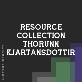 Resource Collection Thorunn Kjartansdottir | Indexof