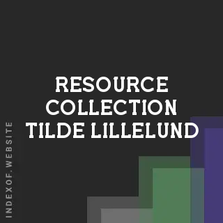 Resource Collection Tilde Lillelund | Indexof