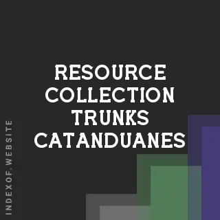 Resource Collection Trunks Catanduanes | Indexof