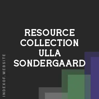 Resource Collection Ulla Sondergaard | Indexof