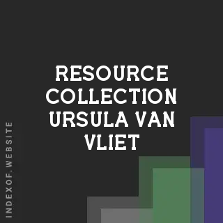 Resource Collection Ursula van Vliet | Indexof