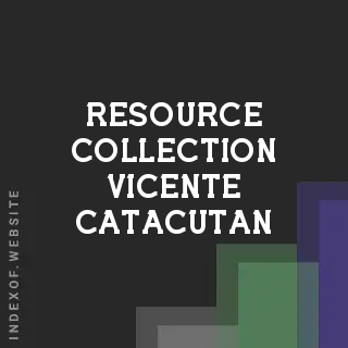 Resource Collection Vicente Catacutan | Indexof