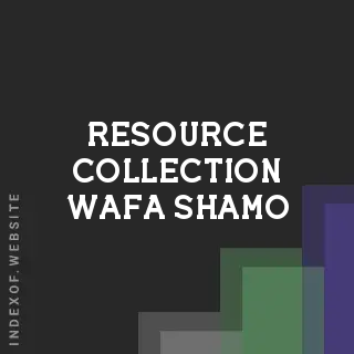 Resource Collection Wafa Shamo | Indexof