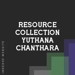 Resource Collection Yuthana Chanthara | Indexof