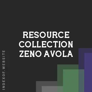 Resource Collection Zeno Avola | Indexof