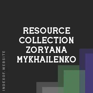 Resource Collection Zoryana Mykhailenko | Indexof