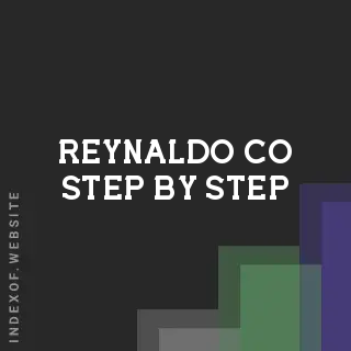 Reynaldo Co Step-by-Step | Indexof