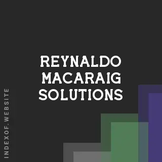 Reynaldo Macaraig Solutions | Indexof