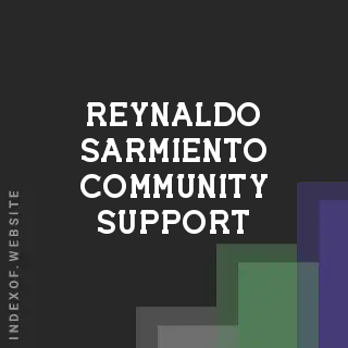 Reynaldo Sarmiento Community Support | Indexof