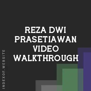 Reza Dwi Prasetiawan Video Walkthrough | Indexof