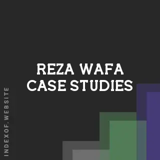 Reza Wafa Case Studies | Indexof