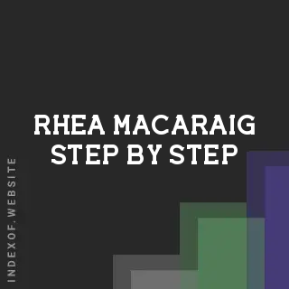 Rhea Macaraig Step-by-Step | Indexof
