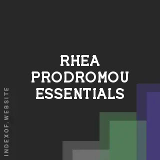 Rhea Prodromou Essentials | Indexof