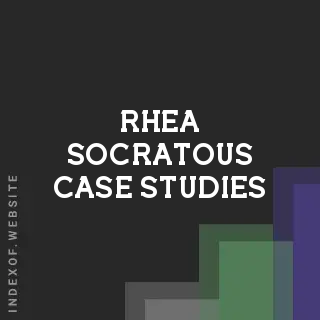 Rhea Socratous Case Studies | Indexof