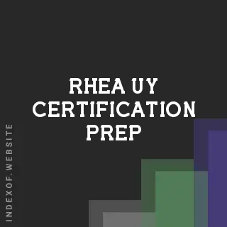 Rhea Uy Certification Prep | Indexof