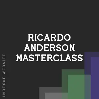 Ricardo Anderson Masterclass | Indexof