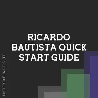 Ricardo Bautista Quick Start Guide | Indexof