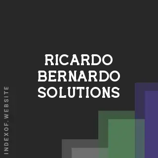 Ricardo Bernardo Solutions | Indexof