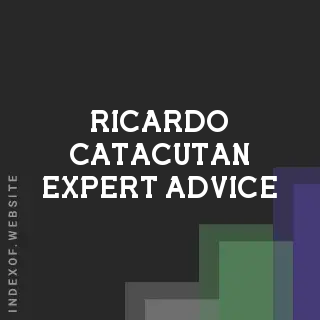 Ricardo Catacutan Expert Advice | Indexof