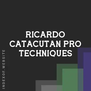 Ricardo Catacutan Pro Techniques | Indexof