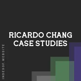 Ricardo Chang Case Studies | Indexof