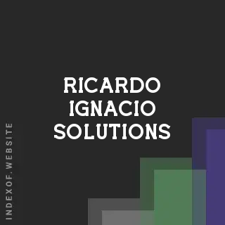 Ricardo Ignacio Solutions | Indexof
