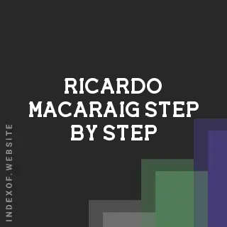 Ricardo Macaraig Step-by-Step | Indexof
