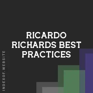 Ricardo Richards Best Practices | Indexof