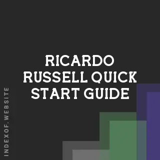 Ricardo Russell Quick Start Guide | Indexof