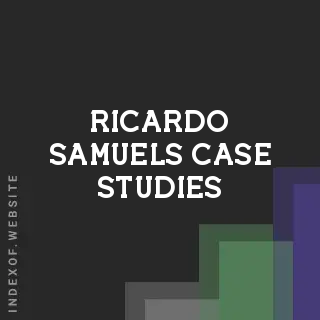 Ricardo Samuels Case Studies | Indexof