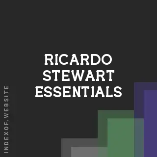 Ricardo Stewart Essentials | Indexof