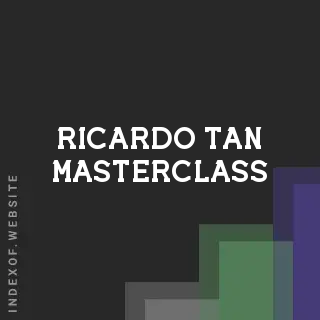 Ricardo Tan Masterclass | Indexof