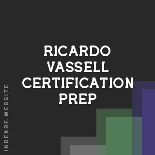 Ricardo Vassell Certification Prep | Indexof