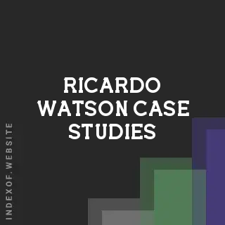 Ricardo Watson Case Studies | Indexof