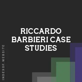 Riccardo Barbieri Case Studies | Indexof