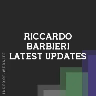Riccardo Barbieri Latest Updates | Indexof