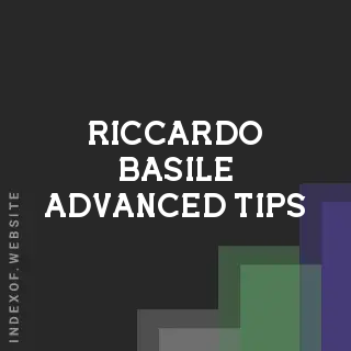 Riccardo Basile Advanced Tips | Indexof