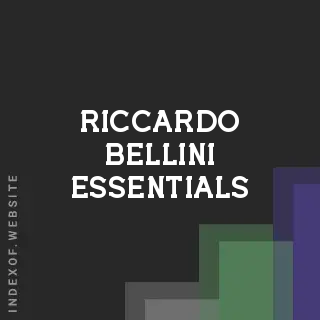 Riccardo Bellini Essentials | Indexof