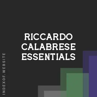 Riccardo Calabrese Essentials | Indexof