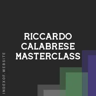 Riccardo Calabrese Masterclass | Indexof