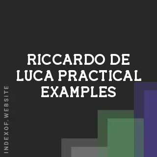 Riccardo De Luca Practical Examples | Indexof