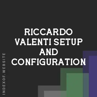 Riccardo Valenti Setup and Configuration | Indexof
