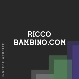 ricco-bambino.com by Ghani Sitorus site -  Indexof