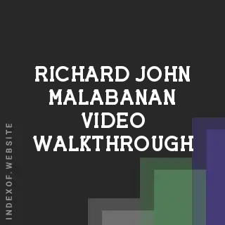 Richard John Malabanan Video Walkthrough | Indexof