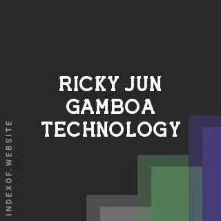 Ricky Jun Gamboa Technology | Indexof