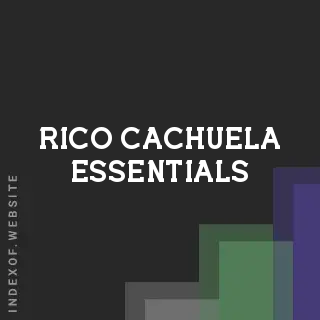 Rico Cachuela Essentials | Indexof