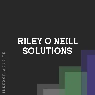 Riley O Neill Solutions | Indexof